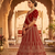 fancy maroon lehenga choli