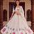 WHITE  RAYON PARTY WEAR EMBROIDERY NAVRATRI LEHENGA CHOLI FOR STITCHED FREE SIZE 40 TO 44