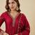 Wine Red Embroidered Anarkali Suit with Dupatta | Elegant Festive & Wedding Wear
