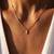 Elegant Sterling Silver Marquise Pendant Necklace