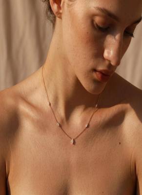 Elegant Sterling Silver Marquise Pendant Necklace 4