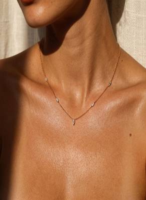 Elegant Sterling Silver Marquise Pendant Necklace 5