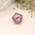 Purple color sparkling stone women's ring
