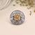 Silver color dual tone oxidised rings traditional fashion style