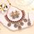 Traditional red color kundan jewellery set