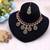 Traditional red color kundan jewellery set