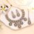 Light pink & light green color kundan jewellery set