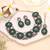 Green color designer kundan jewellery set