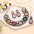 Multi color traditional kundan jewellery set