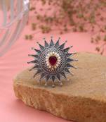Rani color dual tone oxidised rings traditional jewelry style