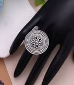 Silver color oxidised rings handmade ethnic style