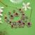 Maroon & light green color kundan jewellery set