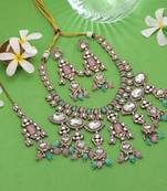 Multi color designer kundan jewellery set