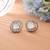 White color designer kundan earrings combo 3 pair