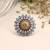 Light pink color dual tone oxidised rings handmade fashion style