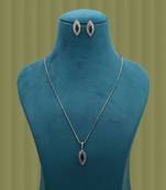 Black color oxidised stone necklace set designer appeal