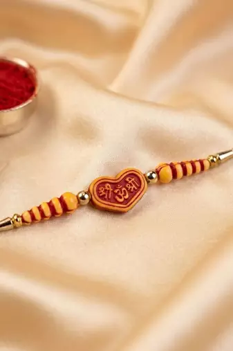 12 pieces combo multi color thread & bead designer rakhis