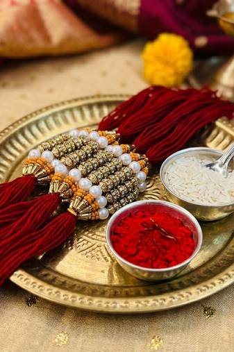 12 pieces combo multi color traditional designer rakhis