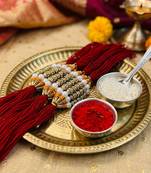 12 pieces combo multi color traditional designer rakhis