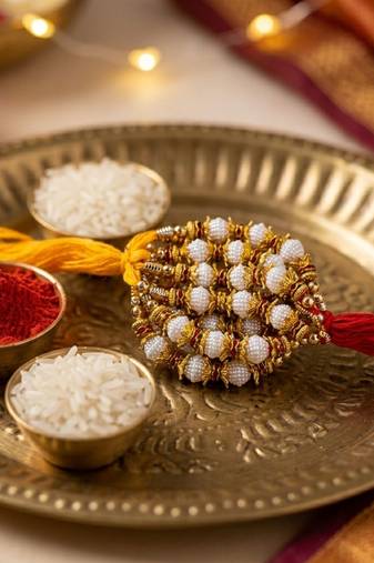 12 pieces combo multi color handmade thread rakhis