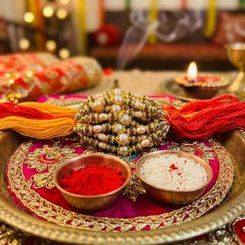 12 pieces combo multi color decorative thread rakhis 1