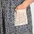 Cotton Midi Blue A line Dress with Schiffli pockets