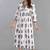 Jaipur sanganeri leaf print green A-line dress