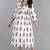 Jaipur sanganeri leaf print green A-line dress