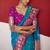 sky blue soft silk blend with rich woven borders sarees