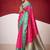 rani pink soft silk blend with rich woven borders sarees