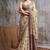 beige modal cotton blend casual wear saree