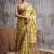 mustard modal cotton blend casual wear saree