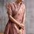 peach modal cotton blend casual wear saree