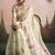 off white linen festival wear saree