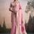 baby pink linen festival wear saree