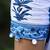 Jaipur sanganeri leaf print blue A-line dress