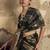 Black satin dual tone handloom weaving  festival wear saree