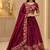 Silk Heavy Embroidered Work Lehenga Choli and Dupatta Ready To Wear 