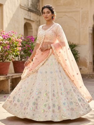 designer party wear lehenga chunni choli 1