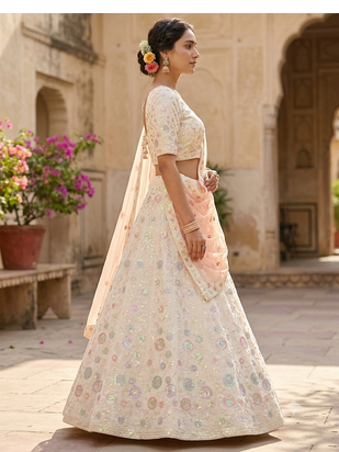 designer party wear lehenga chunni choli 2