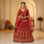 desiger maroon lehenga 