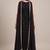 Black georgette embroidered sequins work ethnic kurta set with dupatta