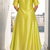 Yellow silk cotton embroidered patch work ethnic kurta set with dupatta