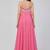 Dark pink georgette embroidered mirror work ethnic kurta set with dupatta