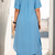Light blue rayon plain fancy ethnic afghani kurta pant set