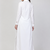 Off white cotton plain fancy ethnic kurta palazzo set