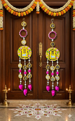 Handmade Wall Hanging | Tassel Door and Home Decorative Hanging (Pack of 2) 2