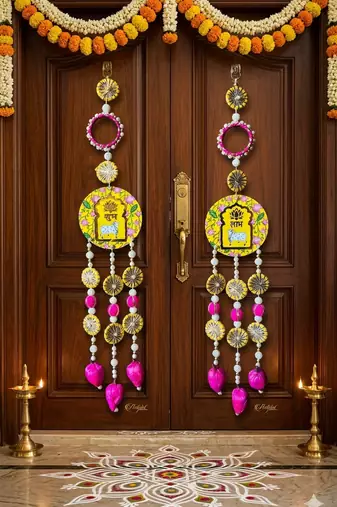 Handmade Wall Hanging | Tassel Door and Home Decorative Hanging (Pack of 2)