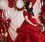 Elegant Red Maternity Gown for Pregnancy Photoshoot & Special Occasions