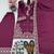 Wine crepe embroidered palazzo set